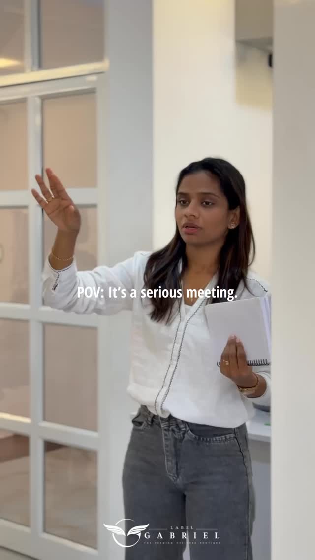 POV: The meeting was supposed to be serious…