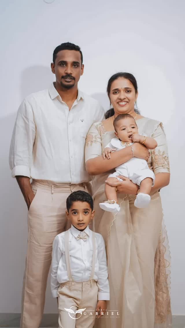 For his baptism, Amma wanted something soft, simple and close to her heart 🤍