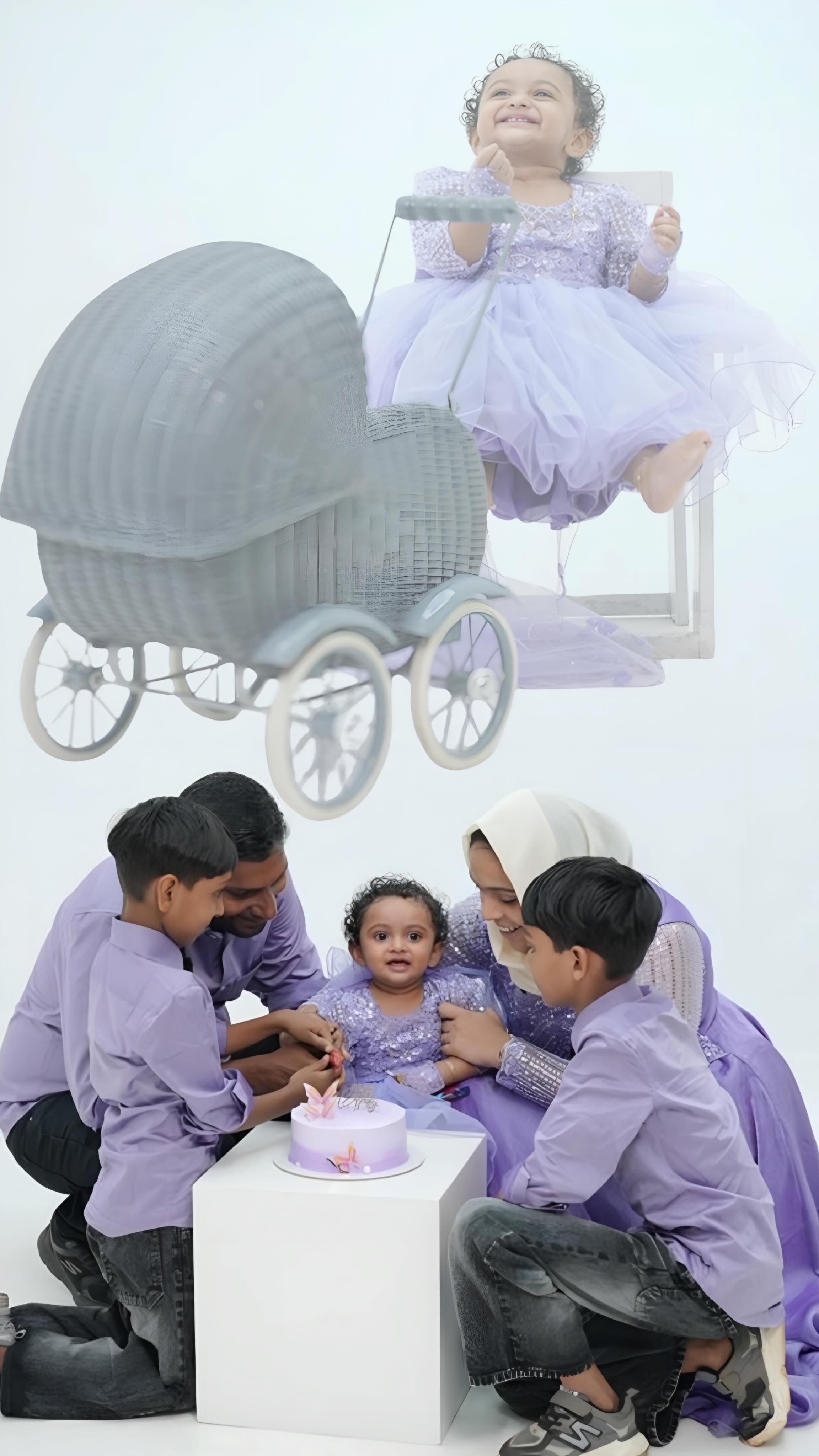 One year of their little miracle 💜